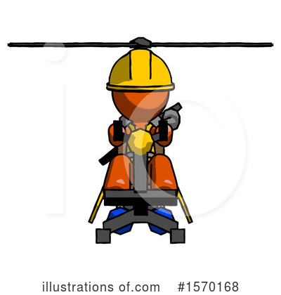 Royalty-Free (RF) Orange Design Mascot Clipart Illustration by Leo Blanchette - Stock Sample #1570168