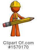 Orange Design Mascot Clipart #1570170 by Leo Blanchette