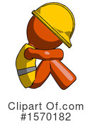 Orange Design Mascot Clipart #1570182 by Leo Blanchette