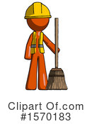 Orange Design Mascot Clipart #1570183 by Leo Blanchette