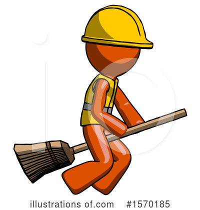 Royalty-Free (RF) Orange Design Mascot Clipart Illustration by Leo Blanchette - Stock Sample #1570185