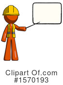 Orange Design Mascot Clipart #1570193 by Leo Blanchette
