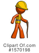 Orange Design Mascot Clipart #1570198 by Leo Blanchette