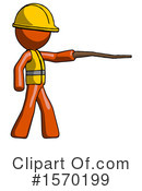 Orange Design Mascot Clipart #1570199 by Leo Blanchette