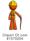 Orange Design Mascot Clipart #1570204 by Leo Blanchette