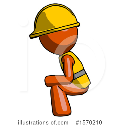 Royalty-Free (RF) Orange Design Mascot Clipart Illustration by Leo Blanchette - Stock Sample #1570210