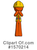 Orange Design Mascot Clipart #1570214 by Leo Blanchette