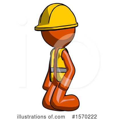 Royalty-Free (RF) Orange Design Mascot Clipart Illustration by Leo Blanchette - Stock Sample #1570222
