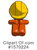 Orange Design Mascot Clipart #1570224 by Leo Blanchette