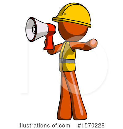 Royalty-Free (RF) Orange Design Mascot Clipart Illustration by Leo Blanchette - Stock Sample #1570228