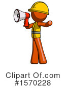Orange Design Mascot Clipart #1570228 by Leo Blanchette