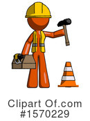 Orange Design Mascot Clipart #1570229 by Leo Blanchette