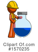 Orange Design Mascot Clipart #1570235 by Leo Blanchette