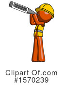 Orange Design Mascot Clipart #1570239 by Leo Blanchette