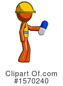 Orange Design Mascot Clipart #1570240 by Leo Blanchette
