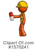Orange Design Mascot Clipart #1570241 by Leo Blanchette