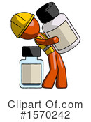 Orange Design Mascot Clipart #1570242 by Leo Blanchette