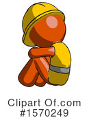 Orange Design Mascot Clipart #1570249 by Leo Blanchette
