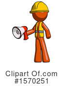 Orange Design Mascot Clipart #1570251 by Leo Blanchette