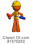 Orange Design Mascot Clipart #1570253 by Leo Blanchette