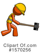 Orange Design Mascot Clipart #1570256 by Leo Blanchette