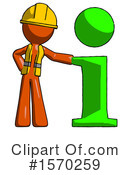 Orange Design Mascot Clipart #1570259 by Leo Blanchette