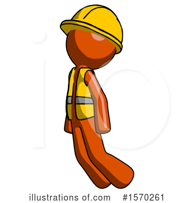 Royalty-Free (RF) Orange Design Mascot Clipart Illustration by Leo Blanchette - Stock Sample #1570261