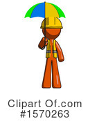 Orange Design Mascot Clipart #1570263 by Leo Blanchette