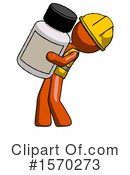 Orange Design Mascot Clipart #1570273 by Leo Blanchette
