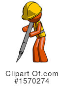 Orange Design Mascot Clipart #1570274 by Leo Blanchette