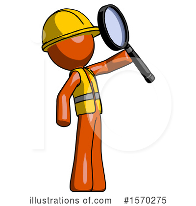 Royalty-Free (RF) Orange Design Mascot Clipart Illustration by Leo Blanchette - Stock Sample #1570275