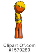 Orange Design Mascot Clipart #1570280 by Leo Blanchette