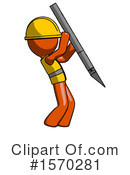 Orange Design Mascot Clipart #1570281 by Leo Blanchette