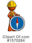 Orange Design Mascot Clipart #1570284 by Leo Blanchette