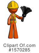 Orange Design Mascot Clipart #1570285 by Leo Blanchette
