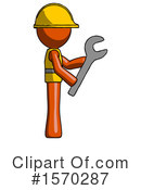 Orange Design Mascot Clipart #1570287 by Leo Blanchette