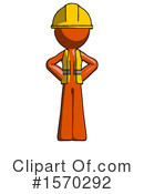 Orange Design Mascot Clipart #1570292 by Leo Blanchette