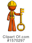 Orange Design Mascot Clipart #1570297 by Leo Blanchette