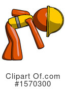 Orange Design Mascot Clipart #1570300 by Leo Blanchette