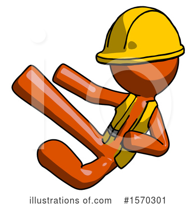 Royalty-Free (RF) Orange Design Mascot Clipart Illustration by Leo Blanchette - Stock Sample #1570301