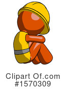 Orange Design Mascot Clipart #1570309 by Leo Blanchette