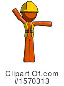 Orange Design Mascot Clipart #1570313 by Leo Blanchette