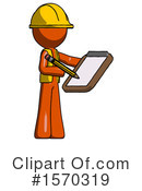 Orange Design Mascot Clipart #1570319 by Leo Blanchette