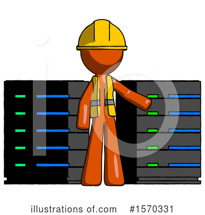Royalty-Free (RF) Orange Design Mascot Clipart Illustration by Leo Blanchette - Stock Sample #1570331