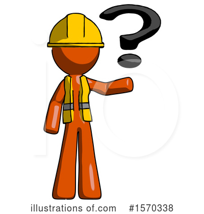 Royalty-Free (RF) Orange Design Mascot Clipart Illustration by Leo Blanchette - Stock Sample #1570338