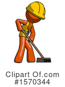 Orange Design Mascot Clipart #1570344 by Leo Blanchette