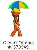 Orange Design Mascot Clipart #1570349 by Leo Blanchette