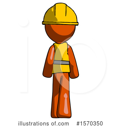 Royalty-Free (RF) Orange Design Mascot Clipart Illustration by Leo Blanchette - Stock Sample #1570350