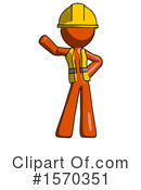 Orange Design Mascot Clipart #1570351 by Leo Blanchette