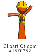 Orange Design Mascot Clipart #1570352 by Leo Blanchette